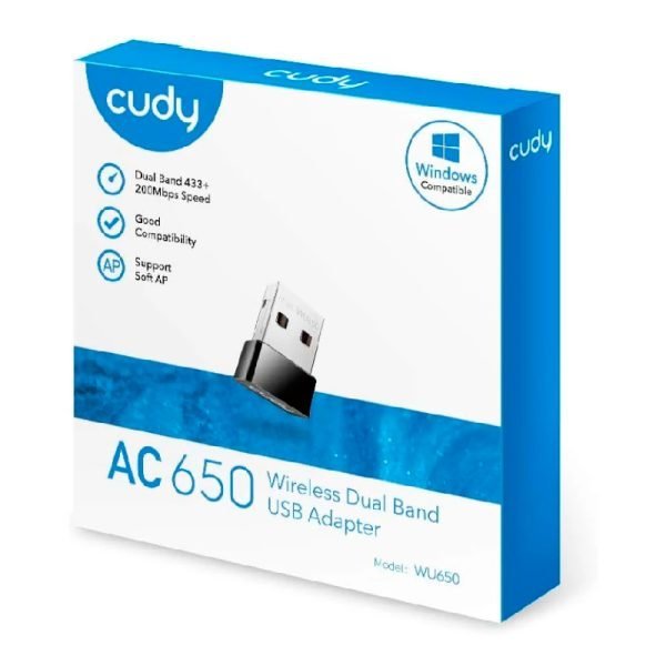Alternative view of Adaptador de Red Cudy AC650